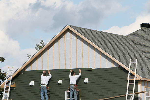 Professional Siding Installation technician working in Audubon, PA
